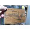 Image 1 : Rare Wooden Postcard