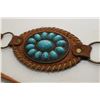 Image 2 : Turquoise & Leather Vintage Belt