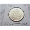 Image 1 : Canadian Silver 1966 Fifty Cent Piece