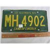Image 1 : 1963 Illinois Plate