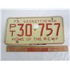 Image 1 : 1973 Saskatchewan License Plate