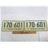 Image 1 : Pair of 1975 Saskatchewan License Plates