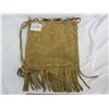Image 2 : Native Beaded Leather Large Bag