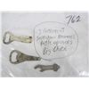 Image 2 : 3 Different Big Chief Bottle Openers