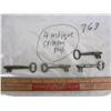 Image 1 : 4 Antique Skeleton Keys
