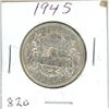 Image 1 : CANADA 1949 - 50 CENT SILVER