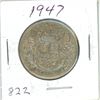 Image 1 : CANADA 1947 - 50 CENT SILVER