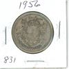Image 1 : CANADA 1956 - 50 CENT SILVER