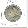 Image 1 : CANADA 1961 - 50 CENT SILVER