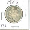 Image 1 : CANADA 1963 - 50 CENT SILVER