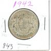 Image 1 : CANADA 1942 - 50 CENT SILVER