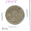 Image 1 : CANADA 1945 - 50 CENT SILVER