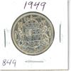 Image 1 : CANADA 1949 - 50 CENT  SILVER