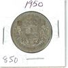 Image 1 : CANADA 1950 - 50 CENT SILVER