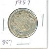 Image 1 : CANADA 1957 - 50 CENT SILVER