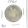 Image 1 : CANADA 1961 - 50 CENT SILVER
