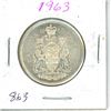 Image 1 : CANADA 1963 - 50 CENT SILVER