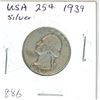 Image 1 : USA 1939 - 25 CENT SILVER