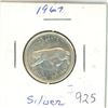 Image 1 : CANADA 1967 - 25 CENT SILVER