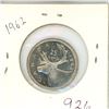 Image 1 : CANADA 1962 - 25 CENT SILVER