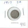 Image 1 : CANADA 1917 - 5 CENT SILVER