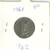 Image 1 : CANADA 1961 - 5 CENT