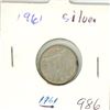 Image 1 : CANADA 1961 - 10 CENT SILVER