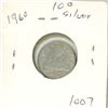Image 1 : CANADA 1960 - 10 CENT SILVER