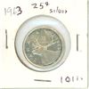 Image 1 : 1963 CANADA 25 - CENT SILVER