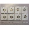 Image 1 : EIGHT CANADA VARIOUS DATES 10 - CENT SILVER