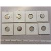 Image 6 : EIGHT CANADA VARIOUS DATES 10 - CENT SILVER