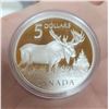 Image 3 : CANADA 2004 - $5.00 SILVER LIMITED EDITION STAMPS & COIN CANADA MOOSE