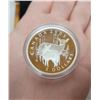 Image 4 : CANADA  2005 - $5.00 SILVER LIMITED EDITION STAMPS & COIN DEER/FAWN