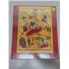 Image 1 : Sealed, never used 1,000 piece puzzle of Byzantine (Ukrainian) Christmas icon, 19.5” x 26.625”