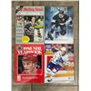 Image 1 : (3) NHL annual magazines & (1) Beckett Monthly