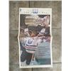 Image 1 : Gretzky retirement Edmonton Journal special edition & (2) early 90's Oilers calendars