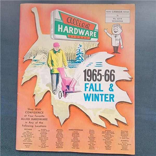 1960 Princess Auto catalogue with mailing package, Army & Navy