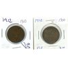 Image 1 : 2x 1912 Canada One Cent