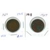 Image 1 : 2x 1918 Canada One Cent