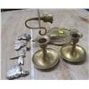 Image 3 : Brass Candleholders + Metal Insect Clips