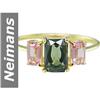 Image 1 : 1.97 ct Green, Pink Tourmaline Ring 14kt Gold