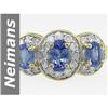 Image 1 : 1.52 ct Tanzanite & Diamond Ring 14kt Gold