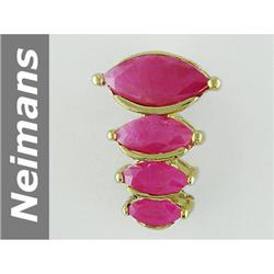 Charming 1.32 ct Ruby Pendant 14kt Gold