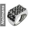 Image 1 : Exotic 5.04 ct  Rare Black Diamond Gents Ring 14kt Gold