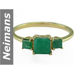 .97 ct Emerald Ring 14kt Gold