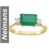 Image 1 : 1.97 ct Emerald & Diamond Ring 14kt Gold