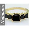 Image 1 : 2.60 ct Black Diamond Ring 14kt Gold