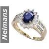 Image 1 : 2.15 ct Sapphire & Diamond Ring 14kt Gold