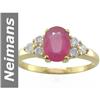 Image 1 : Classy 1.80 ct  Quality Ruby & Diamond Ring 14kt Gold