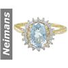 Image 1 : 1.94 ct Aquamarine & Diamond Ring 14kt Gold